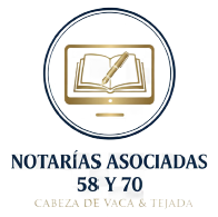 Logo Notarías Asociadas 58 y 70